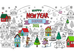 UniColor New Year Village 2024